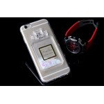 Wholesale iPhone 7 Plus Perfume Glitter Shake Star Dust Case (Silver)
